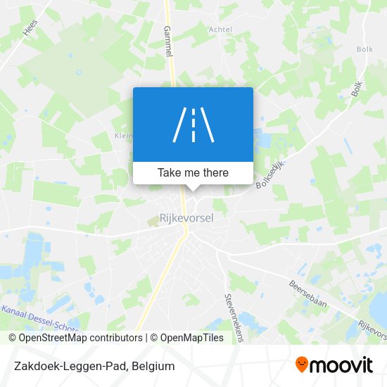 Zakdoek-Leggen-Pad plan