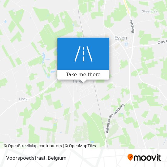 Voorspoedstraat map