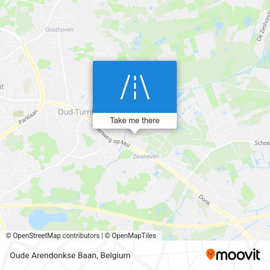 Oude Arendonkse Baan plan