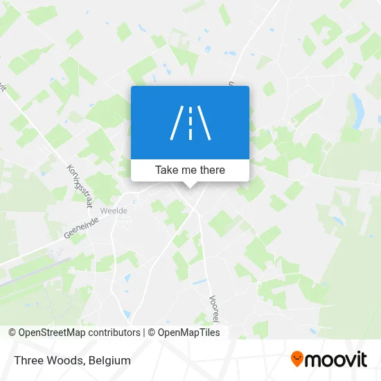 Three Woods map