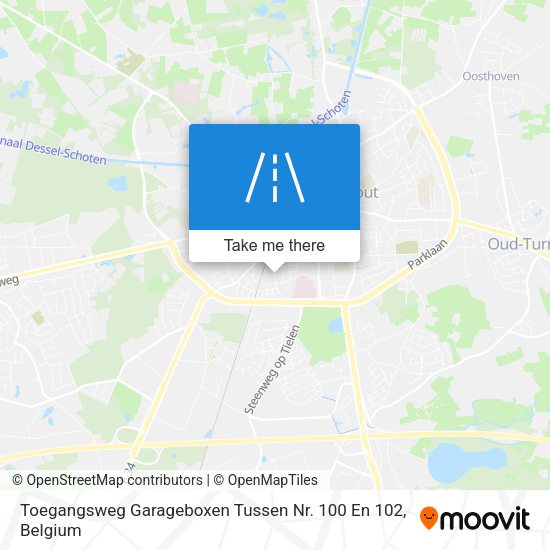 Toegangsweg Garageboxen Tussen Nr. 100 En 102 map