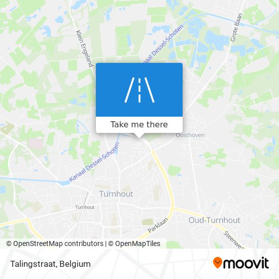 Talingstraat map