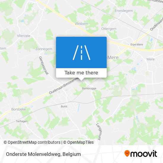 Onderste Molenveldweg map