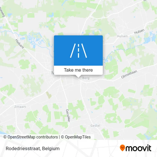 Rodedries Street map