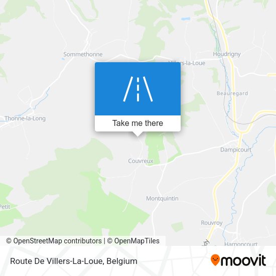 Route De Villers-La-Loue map