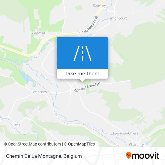 Chemin De La Montagne map