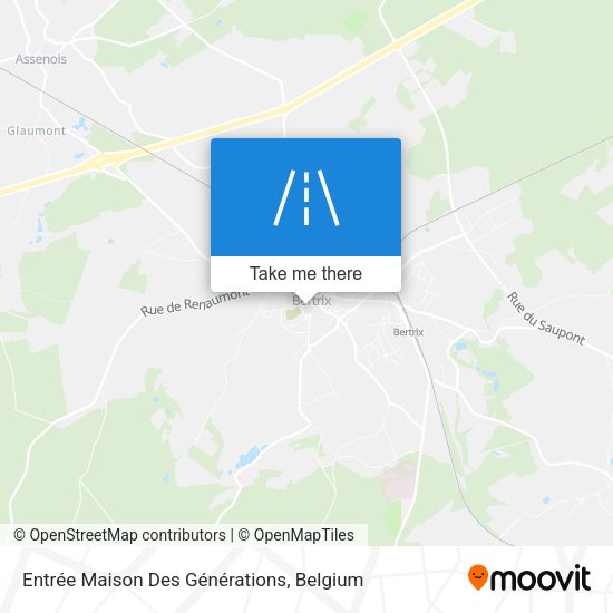Entrée Maison Des Générations map