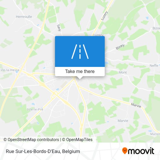 Rue Sur-Les-Bords-D'Eau map