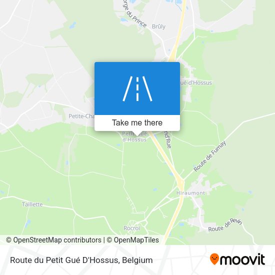 Route du Petit Gué D'Hossus map