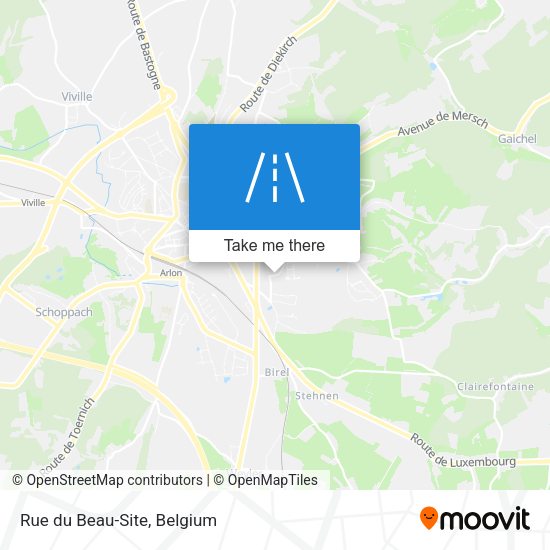 Rue du Beau-Site plan