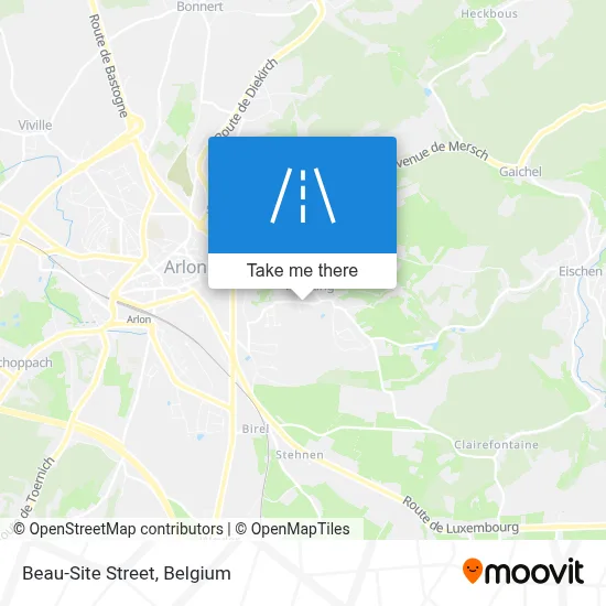 Beau-Site Street map