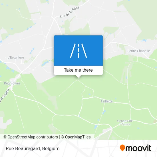 Beauregard Street map