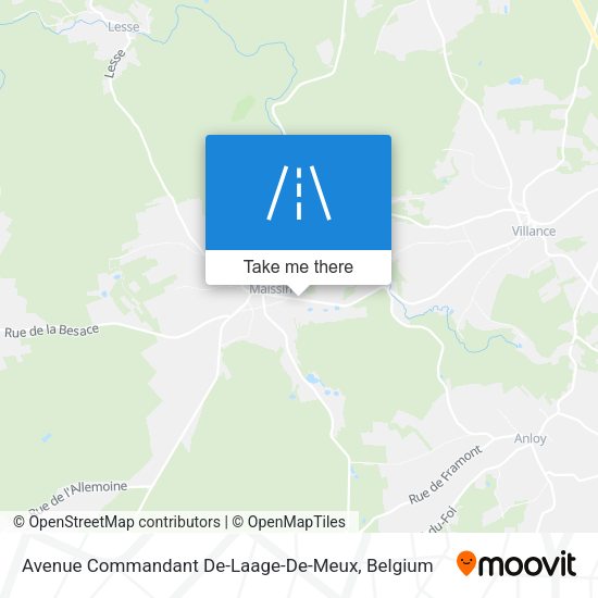 Avenue Commandant De-Laage-De-Meux map
