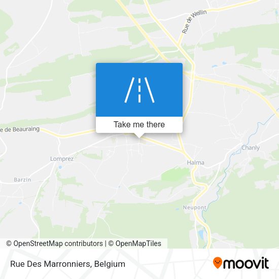 Rue Des Marronniers plan