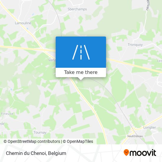 Chemin du Chenoi map