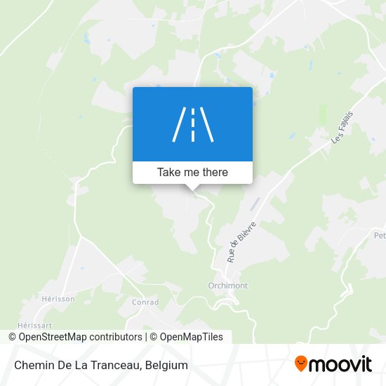Chemin De La Tranceau plan