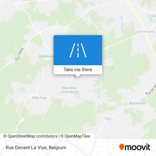 Path in Front of Viye map