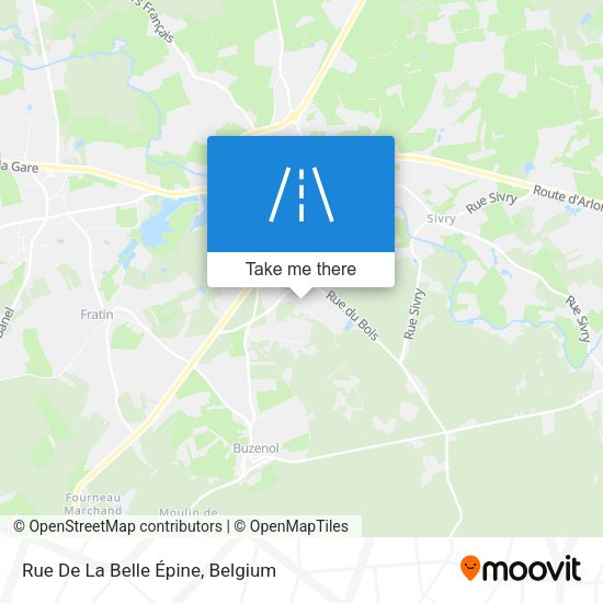 Rue De La Belle Épine map
