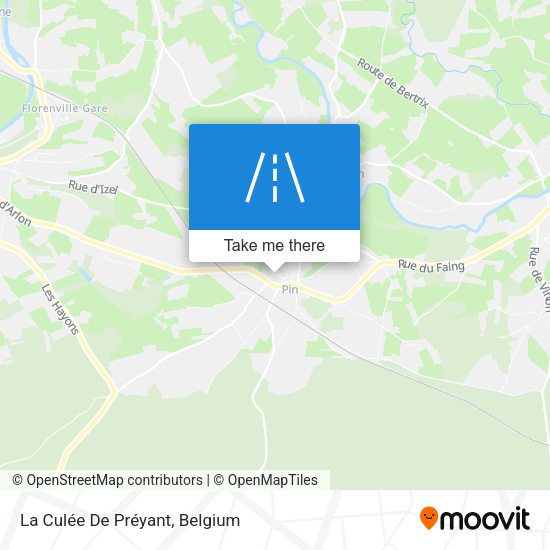 La Culée De Préyant map