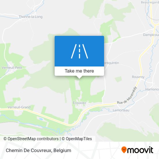Chemin De Couvreux plan