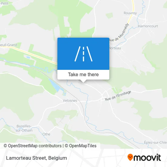 Lamorteau Street map