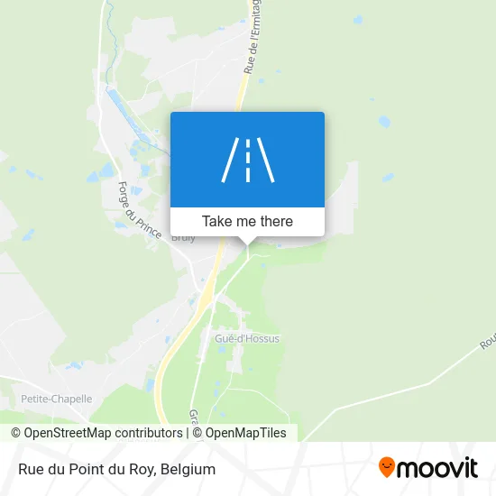 Point of the King Street map