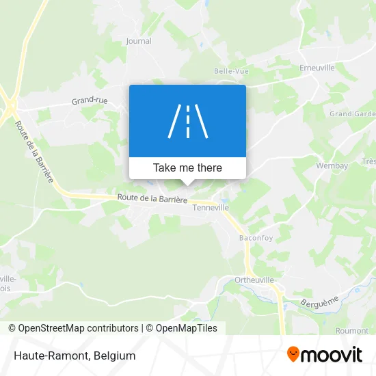 Haute-Ramont map