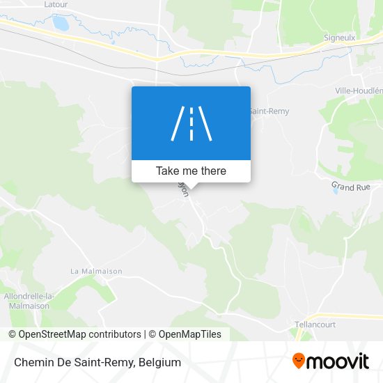 Chemin De Saint-Remy plan