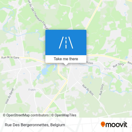 Rue Des Bergeronnettes plan