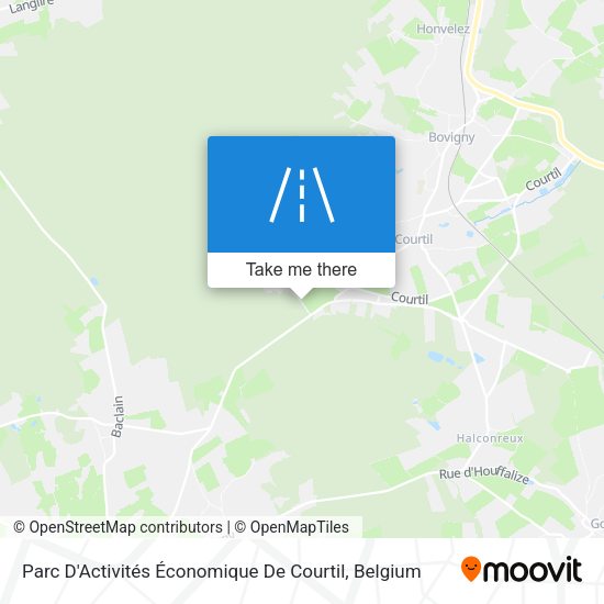 Parc D'Activités Économique De Courtil plan