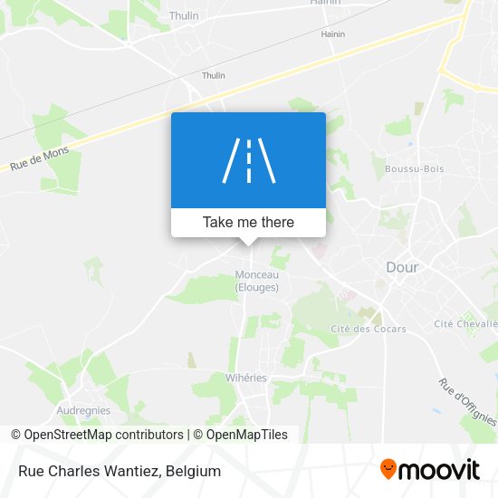 Rue Charles Wantiez plan