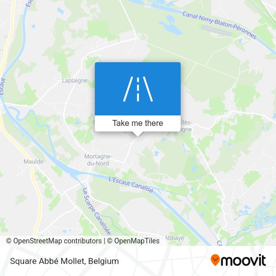 Square Abbé Mollet plan
