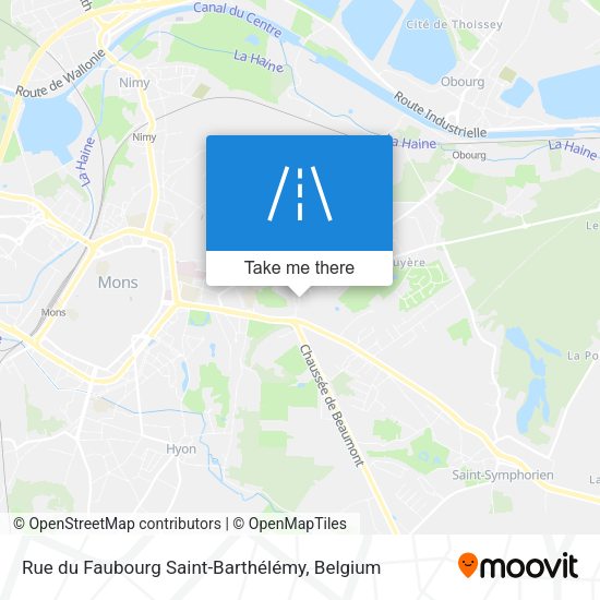 Rue du Faubourg Saint-Barthélémy map