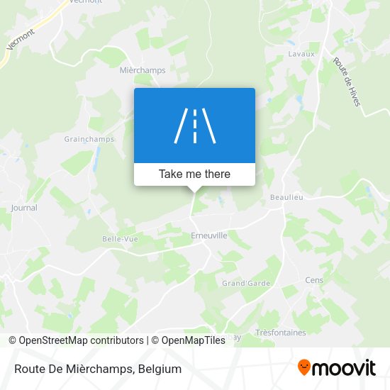 Route De Mièrchamps map