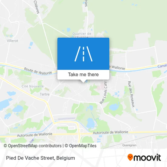 Pied De Vache Street map