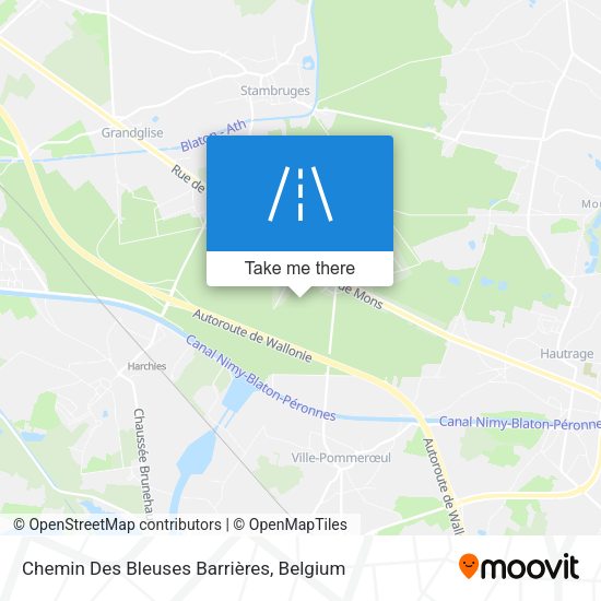 Chemin Des Bleuses Barrières plan