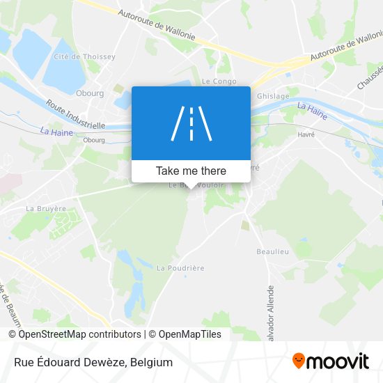 Rue Édouard Dewèze map