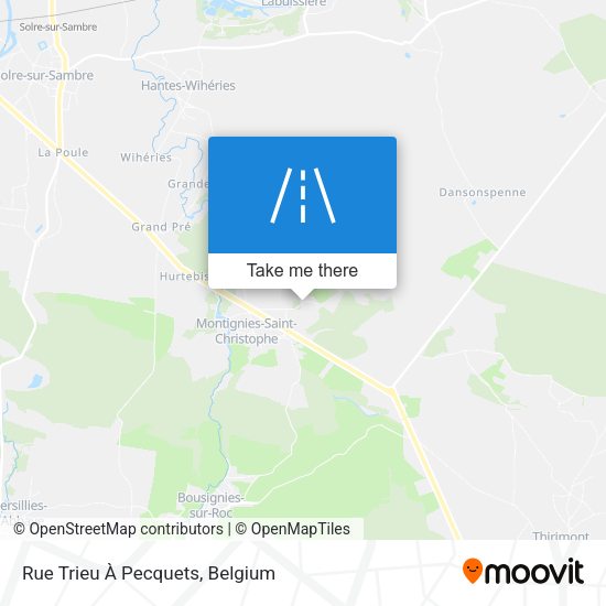 Rue Trieu À Pecquets map