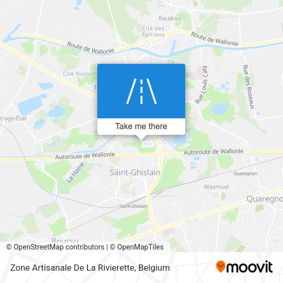 Zone Artisanale De La Rivierette map