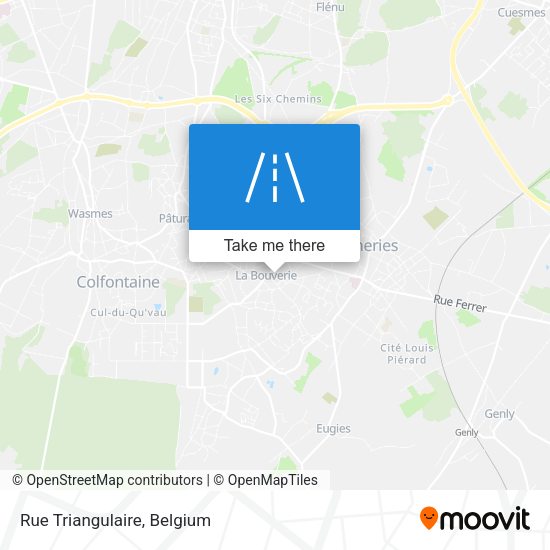Rue Triangulaire plan