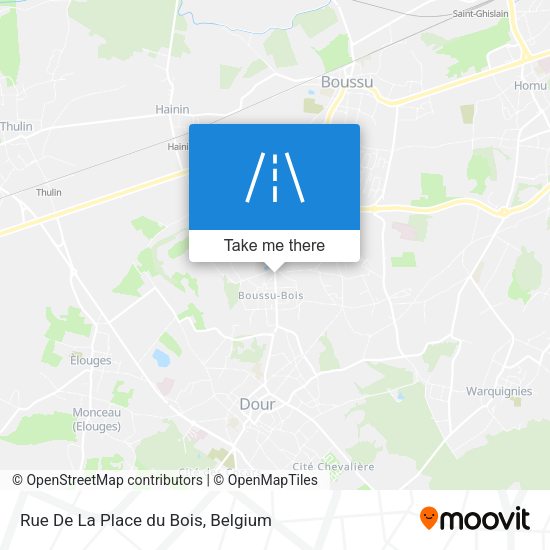 Rue De La Place du Bois plan