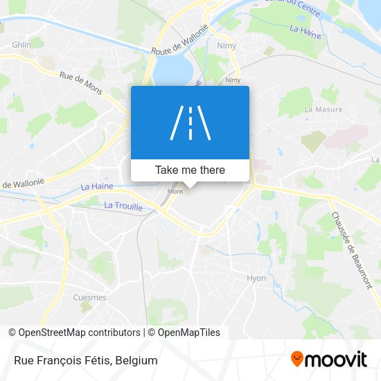 Rue François Fétis map