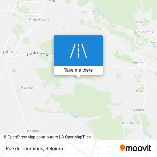 Rue du Tournibus plan