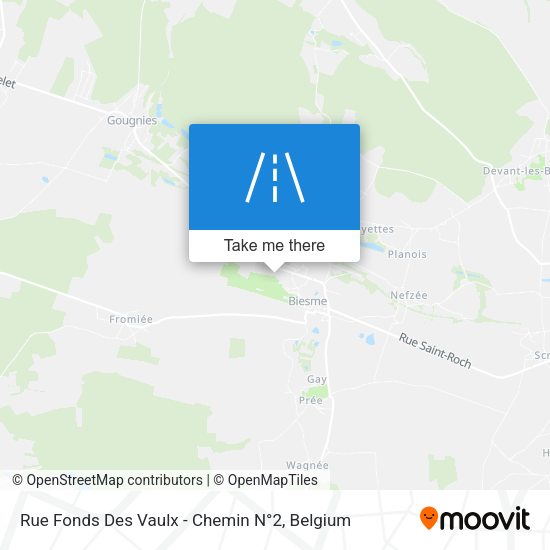 Rue Fonds Des Vaulx - Chemin N°2 map