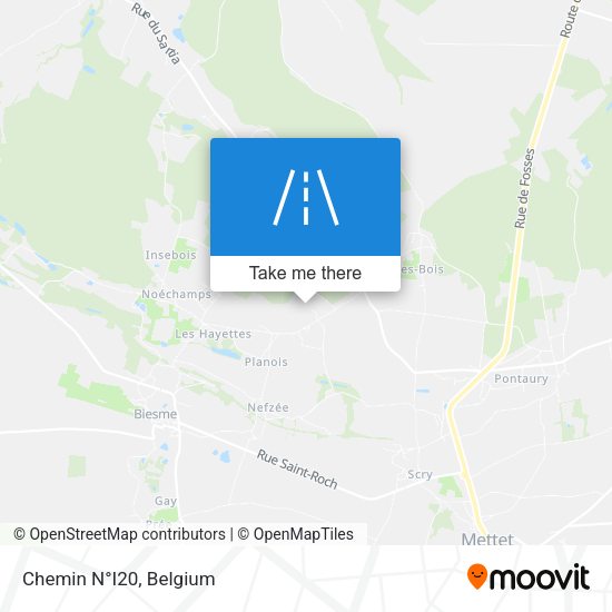 Chemin N°I20 map
