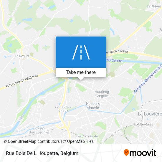 Rue Bois De L'Houpette plan