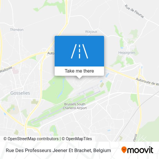 Rue Des Professeurs Jeener Et Brachet map