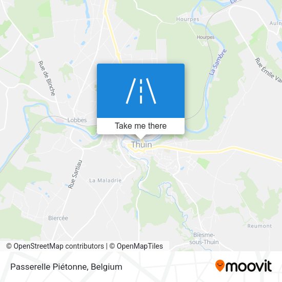 Passerelle Piétonne map