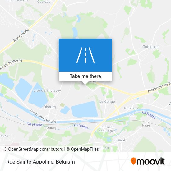 Rue Sainte-Appoline plan
