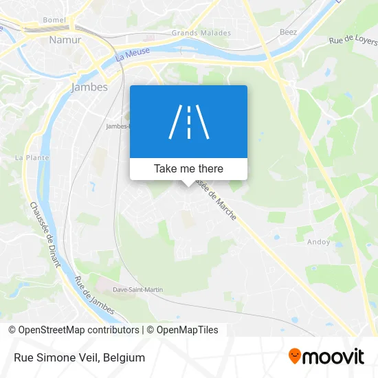 Simone Veil Street map